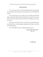 Đánh giá nhu cầu thiết bị bù điều chỉnh điện áp trên đường dây dài   