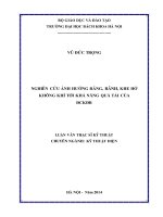Nghiên cứu ảnh hưởng răng, rãnh, khe hở không khí, và các thông số khác tới khả năng quá tải của động cơ không đồng bộ 