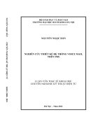 Nghiên cứu thiết kế hệ thống voice mail trên IMS1 