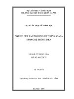 Nghiên cứu và ứng dụng hệ thống SCADA trong hệ thống điện 