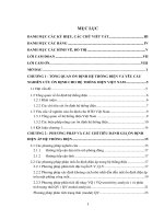 Nghiên cứu phương pháp tính toán đánh giá độ tin cậy và giải pháp nâng cao độ tin cậy lưới điện trung á 