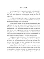 Nghiên cứu nồng độ HBsAg, HBV   DNA ở bệnh nhân viêm gan b mạn tính luận văn thạc sỹ y học chuyên ngành nội khoa 
