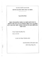 Phân tích đồng thời các hợp chất PCB và thuốc trừ sâu cơ CLO trong thủy vực tại một số vị trí tiêu biểu thuộc đới duyên hải miền bắc việt nam 