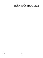 ĐỀ CƯƠNG ÔN TẬP BẢN ĐỒ HỌC