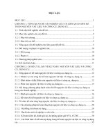 Kế toán nguyên vật liệu và công cụ, dụng cụ tại Xí nghiệp Địa chất Đông Triều