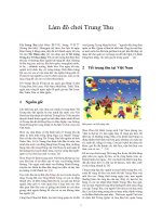 Làm đồ chơi trung thu