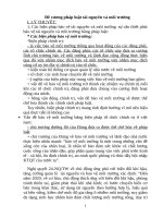 Đề cương pháp luật tài nguyên và môi trường