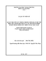 Quản trị vốn lưu động trong mối quan hệ với hiệu quả kinh doanh của các doanh nghiệp dược phẩm niêm yết trên TTCK Việt Nam (LA tiến sĩ)
