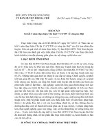 Báo cáo sơ kết 5 năm thực hiện chỉ thị 17 CTTW