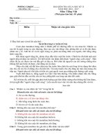 Đề kiểm tra môn Tiếng Việt  4 - GHK 2 - Năm học 2016-2017 (có ma trận) (1)