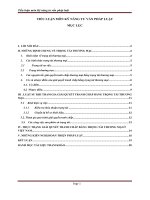 TIỂU LUẬN môn kỹ NĂNG tư vấn PHÁP LUẬT