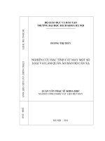 Nghiên cứu đặc tính cắt may một số loại vải làm quần áo bảo hộ cản xạ 