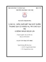Đánh giá hiệu quả đặt nội khí quản thường qui có video hỗ trợ cho gây mê ở bệnh nhân người lớn 