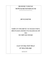 Nghiên cứu tổng hợp xúc tác mao quản trung bình ứng dụng cho phản ứng cracking dầu mỡ thải thu nhiên liệu sinh học 