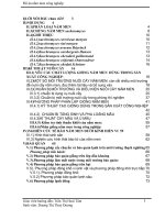 Đồ án kĩ thuật nuôi cấy và bảo quản nấm men công nghiệp