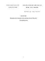 Một số biện pháp cơ bản nhằm nâng cao hiệu quả công tác chủ nhiệm lớp 4 ở trường tiểu học bình phước b 