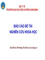 Nâng cao nhận thức, kỹ năng phòng co giật   do sốt cao cho các bà mẹ có con dưới 6 tuổi
