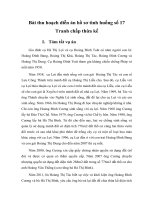 Bài thu hoạch diễn án hồ sơ tình huống số 17