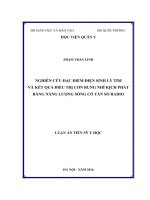 Nghiên cứu đặc điểm điện sinh lý tim và kết quả điều trị cơn rung nhĩ kịch phát bằng năng lượng sóng có tần số radio (LA tiến sĩ)
