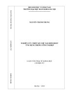 Nghiên cứu thiết kế chế tạo bơm root ứng dụng trong công nghiệp 