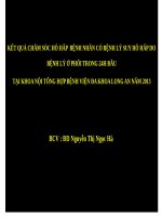 Đề Tài Chăm sóc bệnh nhân suy hô hấp