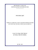 Nghiên cứu, thiết kế và tối ưu giải pháp femtocell hỗ trợ kết nối dữ liệu tốc độ cao trong mạng di động 3g 