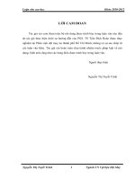 Nghiên cứu các yếu tố ảnh hưởng đến độ bền màu của vải trong quá trình giặt 