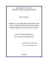 Nghiên cứu đặc điểm hình thái đường sống lưng cơ thể nữ sinh viên ứng dụng trong thiết kế đường giữa thân sau áo vest nữ 