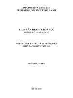 Nghiên cứu kiến trúc và xu hướng phát triển các dich vụ trên IMS 