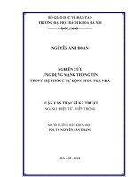 Nghiên cứu ứng dụng mạng thông tin trong hệ thống tự động hóa tòa nhà 
