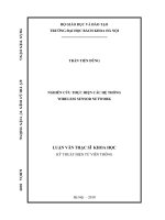Nghiên cứu thực nghiệm các hệ thống wireless sensor network 
