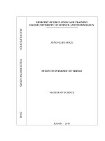 Study on internet of things   nghiên cứu về internet của vạn vật 