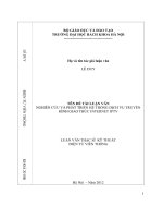 Nghiên cứu và phát triển hệ thống dịch vụ truyền hình giao thức internet IPTV 