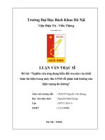 Nghiên cứu ứng dụng biến đổi wavelet vào khối bám tín hiệu trong máy thu GNSS để giảm ảnh hưởng của hiện tượng đa đường 