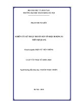 Nghiên cứu kỹ thuật truyền dẫn tín hiệu di động 3g trên sợi quang 