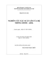 Nghiên cứu xác suất lỗi của hệ thống OFDM   ADSL 