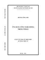 Ứng dụng công nghệ OFDMA trong wimax 