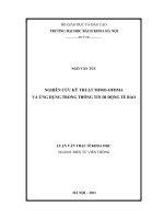 Nghiên cứu kỹ thuật mimo OFDMA và ứng dụng trong thông tin di động tế bào 