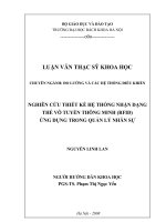 Nghiên cứu thiết kế hệ thống nhận dạng thẻ vô tuyến thông minh (RFID) ứng dụng trong quản lý nhân sự 