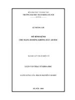 Mô hình kênh cho mạng di động không dây AD HOC 