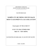 Nghiên cứu hệ thống chuyển mạch mềm và giải pháp của alcatel   lucent 