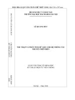 Thu thập và phân tích dữ liệu cho hệ thống tàu thuyền trên biển 