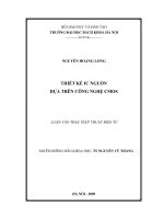 Thiết kế IC nguồn dựa trên công nghệ CMOS 