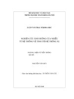 Nghiên cứu ảnh hưởng của nhiễu từ hệ thống vệ tinh tới hệ thống 3g 