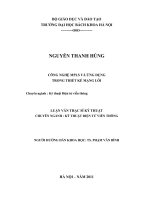 Công nghệ MPLS và ứng dụng trong thiết kế mạng lõi 