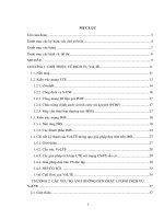 Phương pháp và mô hình đánh giá chất lượng dịch vụ đa phương tiện IMS trên mạng 4GLTE 