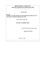 Nghiên cứu điều khiển tốc độ video h264 thích ứng ở các mạng có băng thông hạn chế 