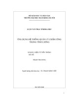Ứng dụng hệ thống quản lý chấm công trong tính lương 