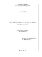 Xây dựng quy trình kiểm chuẩn cho thiết bị bơm tiêm điện 