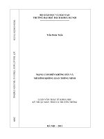 Mạng cảm biến không dây và mô hình không gian thông minh 